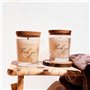 SINCERO HOME Bougie Parfumée 'Thank you' – Cire de Soja, Parfum Chocolat, Écologique, Faite à la Main, Parfaite pour Exprimer la