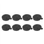 Plaquettes de Freins à Disque de Vélo, 4 Paires de Plaquettes de Vélo Semi-métalliques de Rechange pour Disque de Rechange de Pl