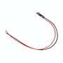 10Pcs 12v 5mm 20cm 0.06W Câble de Lumière de LED Diode Électroluminescente Filaire Multicolore (Blanc)