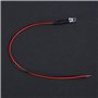 Lampes à diodes LED, 10pcs 12V 0.06W 5mm LED Light Cable Diode électroluminescente avec 20CM pré-câblé, Multicolore (7 Couleurs)