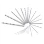 Perceuse à Main de Précision d'étau de Pin, mandrin de serrage 0.3-3.6mm avec 25 forets HSS de précision pour fabrication d'art 