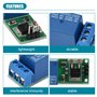 Carte de déclenchement à Basse Impulsion Relais Verrouillage Mini 6 24V 60 70mA Module Bascule Commutateur Auto bloquant Faible 