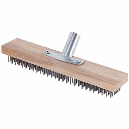 Balai Métallique 30cm avec Prise pour Manche en Bois