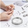 UWOBEFO 10M Chaine pour Bijoux Argent Chaîne de Câble de Liaison Chaine au Metre Bijoux 2X3mm Chainette pour Bijoux Chaîne de Câ