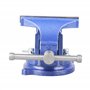 DAYUAN Étau d'établi Menuisier Robuste de 15,2 cm avec Enclume Forgé, Base Pivotante à 360° et Pince de Bureau