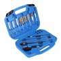 DAYUAN Kit de nettoyage pour siège d'injecteur, 19 pièces, outil de nettoyage pour siège d'injecteur et tige