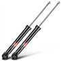Frankberg 2x Amortisseur à gaz Pression du gaz Essieu Arrière Compatibles avec A2 8Z0 1.2L-1.6L 2000-2005 Polo 6C1 6R1 9N 1.0L-1