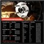 Frankberg 2x Kits de roulements de roue Avant Gauche Droite Compatibles avec A1 8X1 8XK 2011-2018 A3 8P1 8P7 8PA 2003-2013 Q3 8U