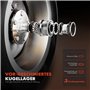 Frankberg 2x Kits de roulements de roue Avant Gauche Droite Compatibles avec A1 8X1 8XK 2011-2018 A3 8P1 8P7 8PA 2003-2013 Q3 8U