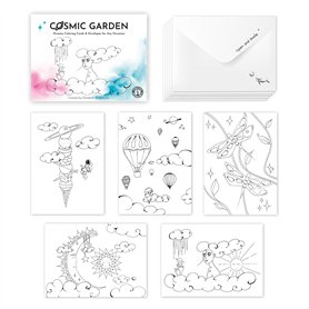 Cartes de Voeux à Colorier et Enveloppes postales pour Chaque Occasion