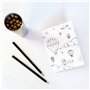 Cartes de Voeux à Colorier et Enveloppes postales pour Chaque Occasion, Exprimez Votre Gratitude et votre Amour d'une Manière Un