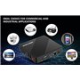 MINIS FORUM Mini PC sans Ventilateurr Celeron N4020 (jusqu'à 2,8 GHz) 4 Go DDR4 / 64 Go eMMC Mini Ordinateur Port HDMI et VGA 2,