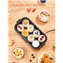 Yaourtière 8 Pots, 180ml Pot en Verre avec Couvercle, Yaourtière avec Écran Numérique, Thermostat Réglable et Minuterie, Arrêt A