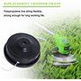 Poweka Têtes de Débroussailleuse Universelle M10 x 1,25, Tête de Bobine de Débroussailleuse à Essence Universelle Compatible ave