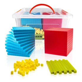 BRABURG - Kit d’Apprentissage du système décimal avec 121 pièces