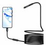 1080P Caméra d'inspection de Serpent Endoscopique Type C Endoscopique WiFi avec 6 Lumières LED pour Smartphones Android et iOS