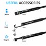 1080P Caméra d'inspection de Serpent Endoscopique Type C Endoscopique WiFi avec 6 Lumières LED pour Smartphones Android et iOS, 