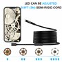 1080P Caméra d'inspection de Serpent Endoscopique Type C Endoscopique WiFi avec 6 Lumières LED pour Smartphones Android et iOS, 