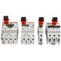 Système de Condamnation de Disjoncteur ABB Ms325, Noir/Rouge/Jaune