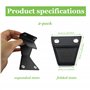 LIANCHEN 2 PCS Verrouillage positionneur Clip de Verrouillage Sécurité Véhicule Clips Universel Sécurité De Véhicule Clips Ceint