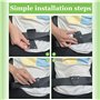 LIANCHEN 2 PCS Verrouillage positionneur Clip de Verrouillage Sécurité Véhicule Clips Universel Sécurité De Véhicule Clips Ceint