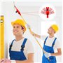 Support Extensible pour Pinceau de Peinture Multi-Angles, Adaptateur Réglable pour Manche Télescopique, Outil Universel pour Pei
