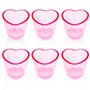 Mritrit Lot de 6 Verres à Shot Cœur