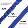 Ceinture Chien Voiture, 2 Pièces Harnais Voiture Chien de Sécurité Supérieure avec Absorption des Chocs et Mousqueton élastique 