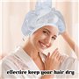 Ellxen Bonnet de plopping en maille pour sécher les cheveux bouclés, filet de plopping avec cordon de serrage, filet réutilisabl