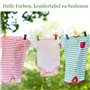 55 PCS Chaussettes Clip Machine à Laver et sèche-Linge, Clip Chaussettes colorées avec 2 Sacs de Rangement, Clip Chaussettes ant