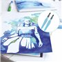 Lot de 9 pinceaux à eau vides en plastique - Avec réservoir d'eau rechargeable - Pour aquarelle et peinture débutant