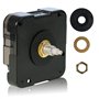 JRSHIRLEYLTD Mouvement à quartz super silencieux pour horloge murale à tige longue et tige courte de 20 mm