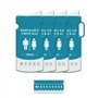 JRSHIRLEYLTD Lot de 13 urinoirs portables jetables avec poignée - Pour les hommes