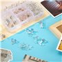 200Pcs Épingles en Plastique avec Boîte de Rangement