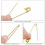 Épingle a Nourrice 250 Pièces Grosse et Petit Épingles de Sûreté Résistantes à la Rouille Épingles Couture avec Boîte de Rangeme