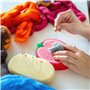 Épingles Couture 600 pièces Multicolores Epingle a Tete Ronde Epingle Couture Droites avec Tête de Perle en Plastique pour Tissu
