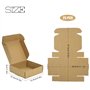 Boite Papier Kraft Marron Boite Cadeau Vide de 12