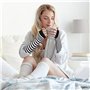Gants Longs sans Doigts pour Femme Fille 4 Paires Longs Sans Doigts en Tricot de Longueur Coude Gants Extensibles pour le Bureau
