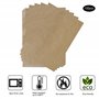 ISIYINER Papier Sulfurisé 100 Pièces Baking Paper Parchemin Antiadhésif pour la Cuisine 30 * 40CM