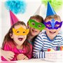 HONGXIN-SHOP Masques pour Enfants Artisanat Carte Blanche Masques à Colorier Masque Cosplay avec Corde élastique pour Costume Ca