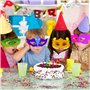 HONGXIN-SHOP Masques pour Enfants Artisanat Carte Blanche Masques à Colorier Masque Cosplay avec Corde élastique pour Costume Ca