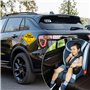 Bébé à Bord Signe Magnétique Panneaux, 2pcs Autocollant Avertissement de Sécurité "bébé à bord" pour Voiture, Amovible, Étanche,