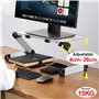 Support de Livre pour Lecture Réglable Pupitre Livre de Cuisine Ergonomique Lutrin Livre Hauteur et Angle Réglable Pliable pour 
