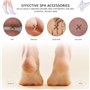 Lot de 3 paires de chaussettes hydratantes, 1 paire de gants hydratants, chaussettes hydratantes en coton, chaussettes confortab