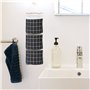 Lot de 3 sacs suspendus grillagés étanches - Accessoires de rangement en coton et lin - Sac utilitaire à suspendre - Convient po