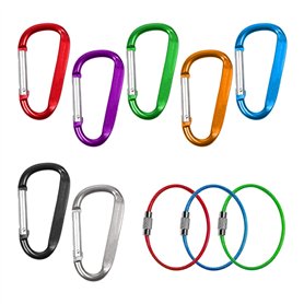 7 Boucles d'escalade en Alliage d'aluminium de Type d