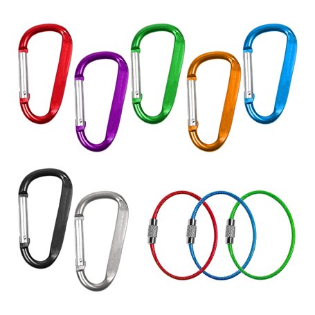 7 Boucles d'escalade en Alliage d'aluminium de Type d