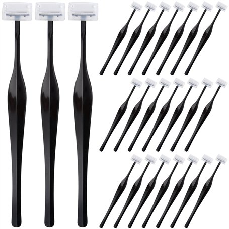 PAGOW Lot de 24 rasoirs à sourcils