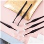 PAGOW Lot de 24 rasoirs à sourcils, rasoirs faciaux en forme de T pour homme et femme, avec housse de protection, kit de tondeus