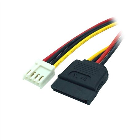 Bolwins F54S Câble d'alimentation 4 broches vers SATA 15 broches femelle - Câble d'alimentation - Environ 18 cm